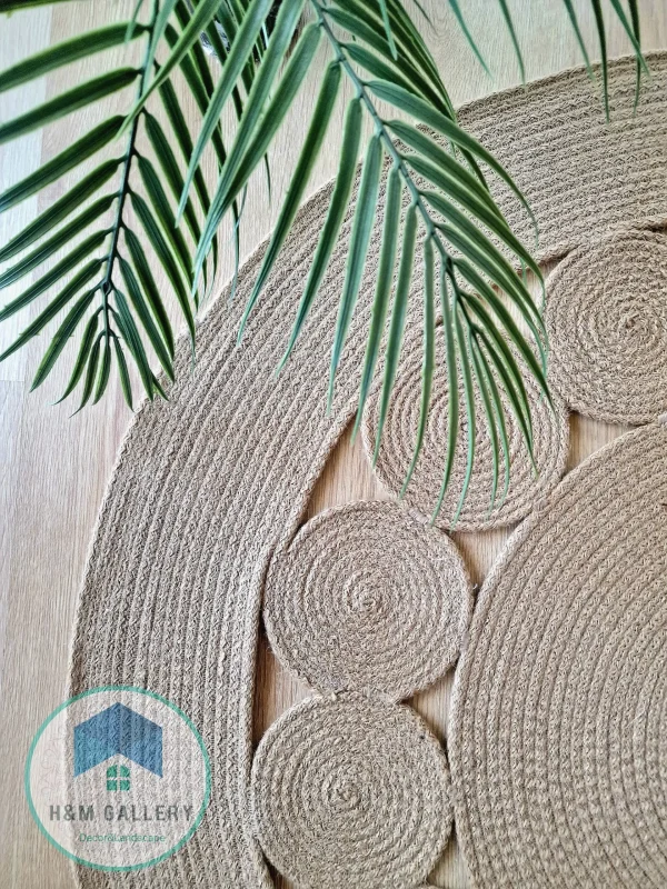 Round jute rug shape1