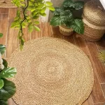 Round Halfa rugs shape 3