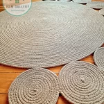  Jute Rug S shape