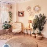 Round Halfa rugs shape 3