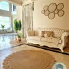 Round jute rug shape2