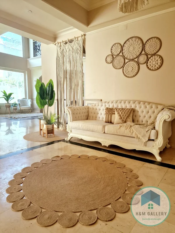 Round jute rug shape2
