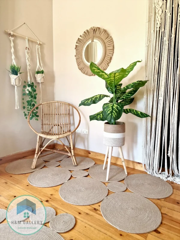 Rectangular & square Jute rug shape 2