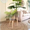 Round jute rug shape7