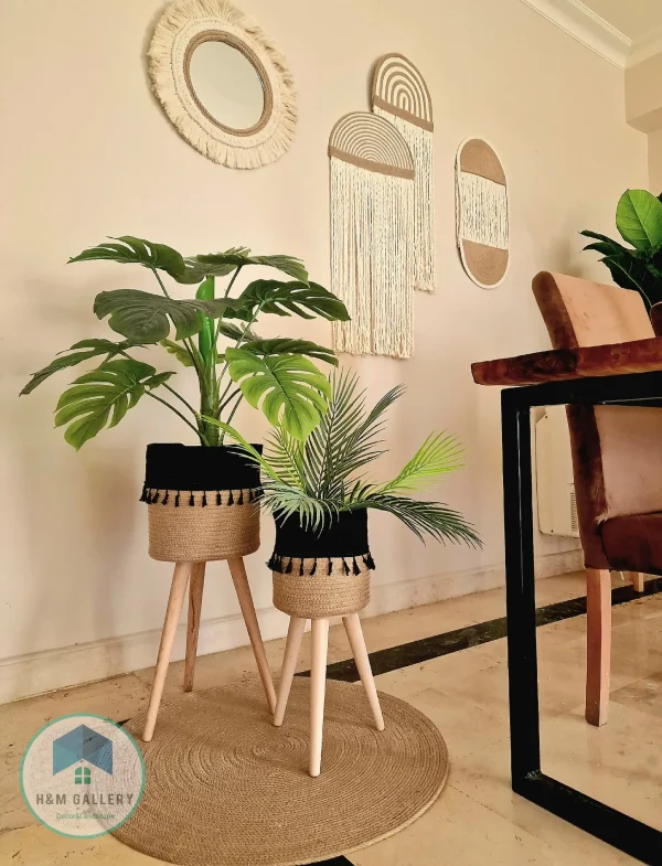 Round jute rug shape3