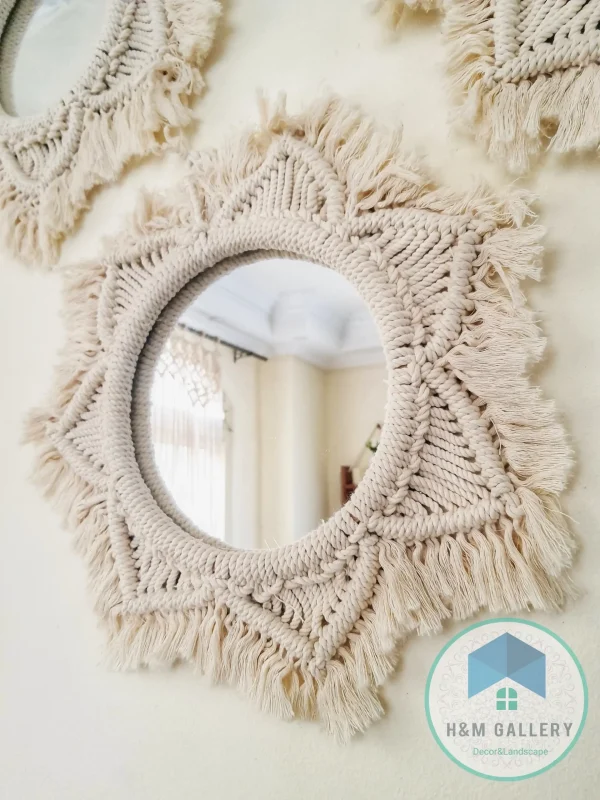 Macrame Mirror set shape9