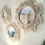 Macrame Mirror set shape9