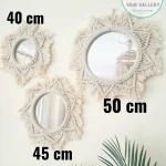 Macrame Mirror set shape9