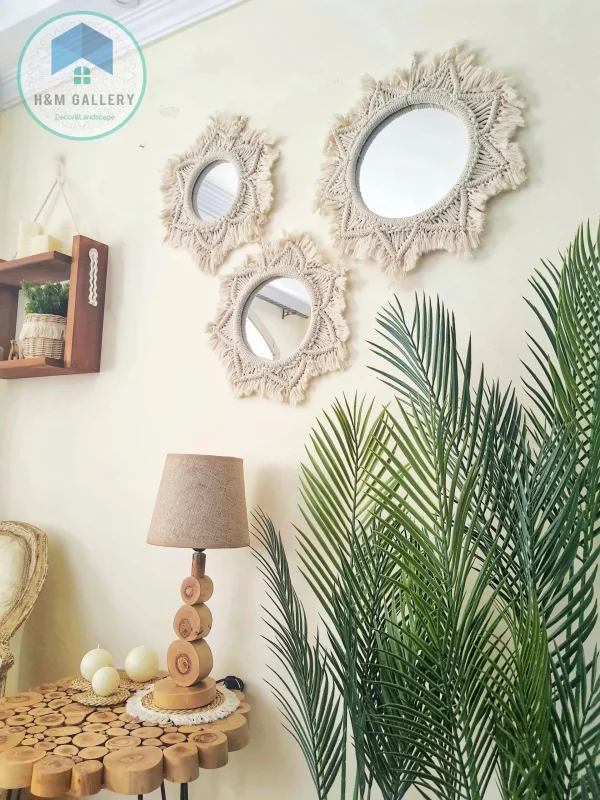 Macrame Mirror set shape9