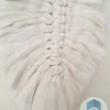 Macrame Mirror with feathers shape12