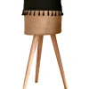 Plant pot with wooden stand shape6