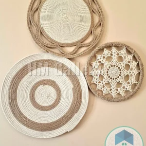 wall decor 100 jute & cotton wall decor shape13