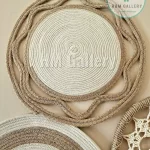 jute & cotton wall decor shape13