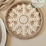 jute & cotton wall decor shape13