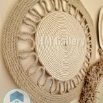 jute & cotton wall decor shape11