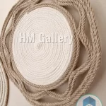 jute & cotton wall decor shape11