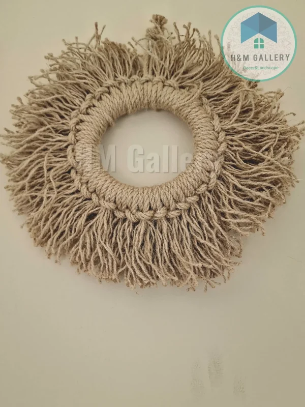 jute & cotton wall decor shape11