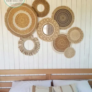 bambo&halfa wall decorations shape4 set