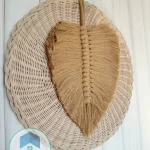 bambo&cotton feather wall decorations shape9 set