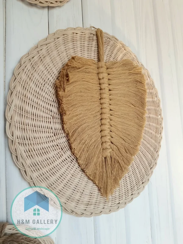 bambo&cotton feather wall decorations shape9 set