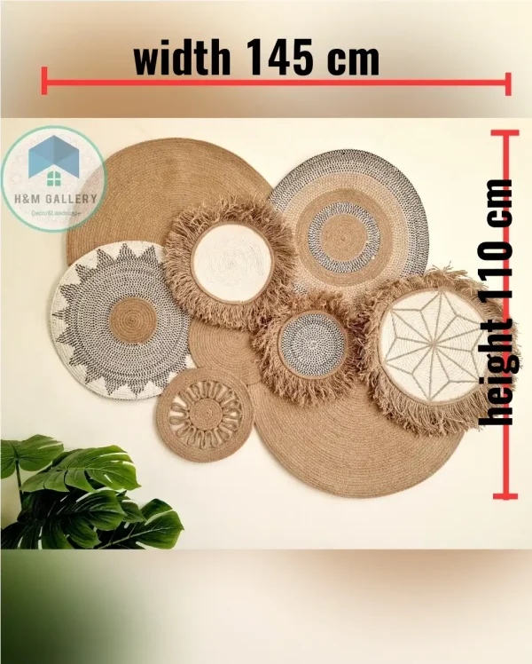 jute & cotton wall decor shape1