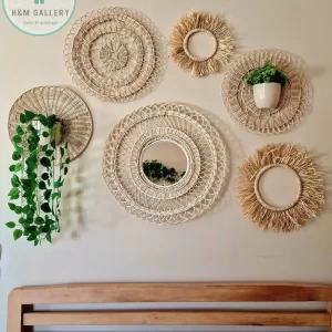 bambo wall decorations shape3 set