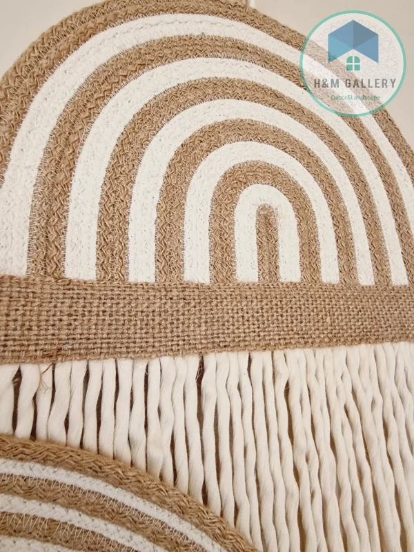 wall decor 70-1 jute & cotton wall decor shape15