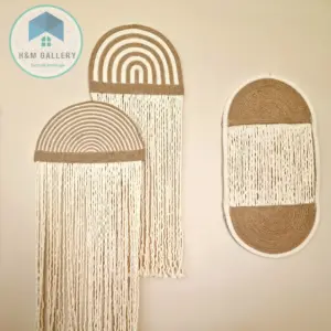 jute & cotton wall decor shape15