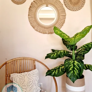 jute & cotton wall decor shape14