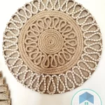 jute & cotton wall decor shape14