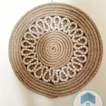 jute & cotton wall decor shape14