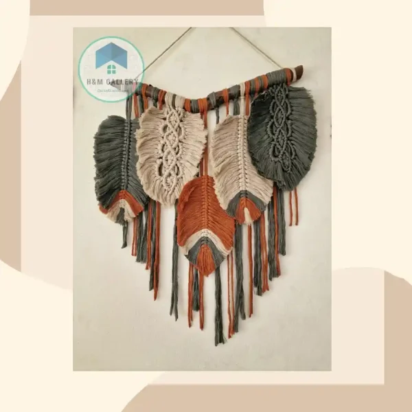 Feather macrame shape23