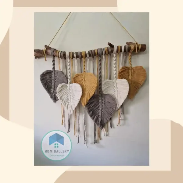 Feather macrame shape20