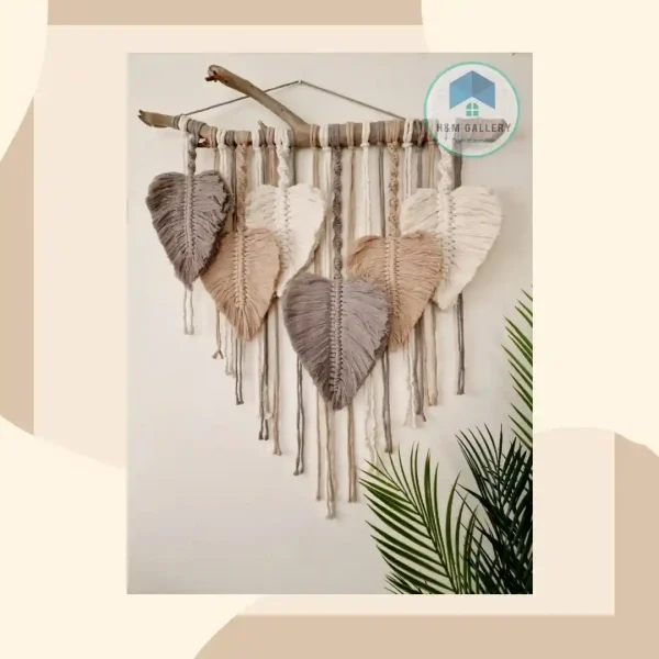 Feather macrame shape19