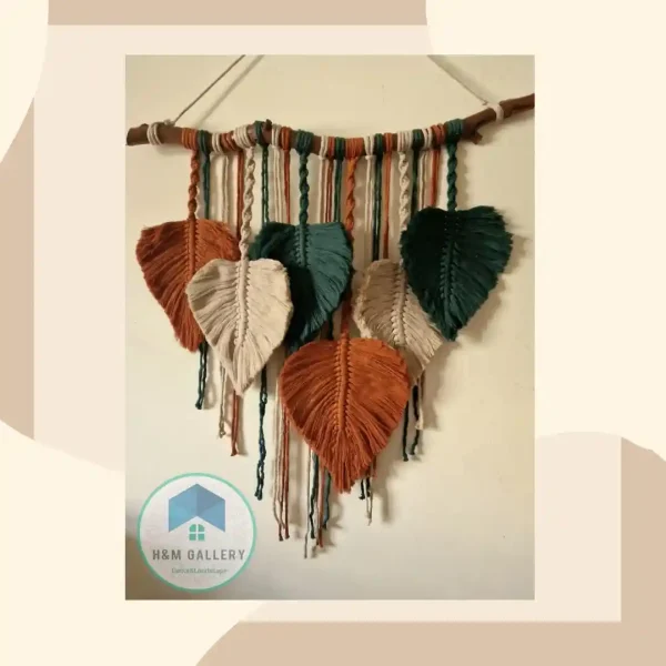 Feather macrame shape18