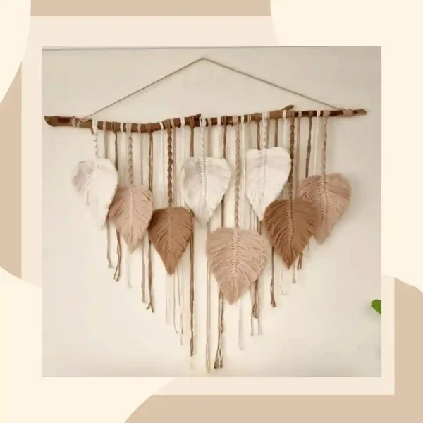 Feather macrame shape11