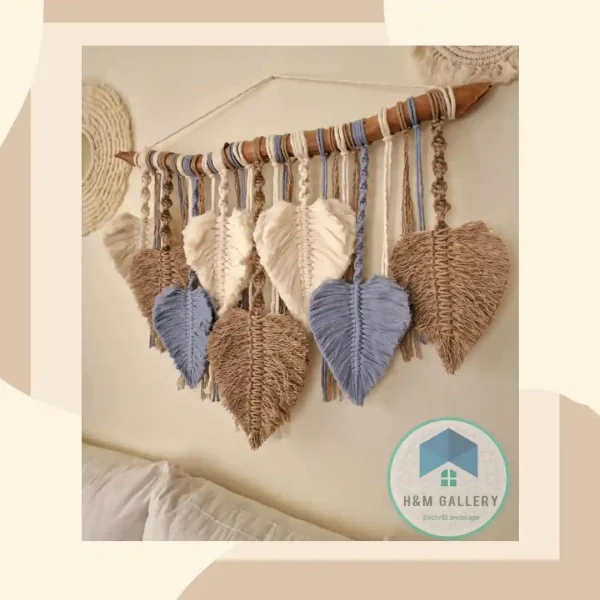 Feather macrame shape9