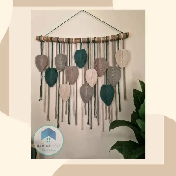Feather macrame shape8