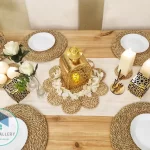 halfa flower placemat shape 12