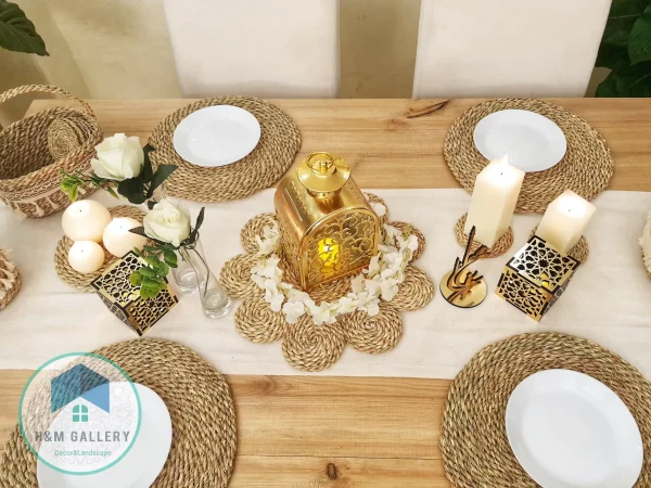 halfa flower placemat shape 12