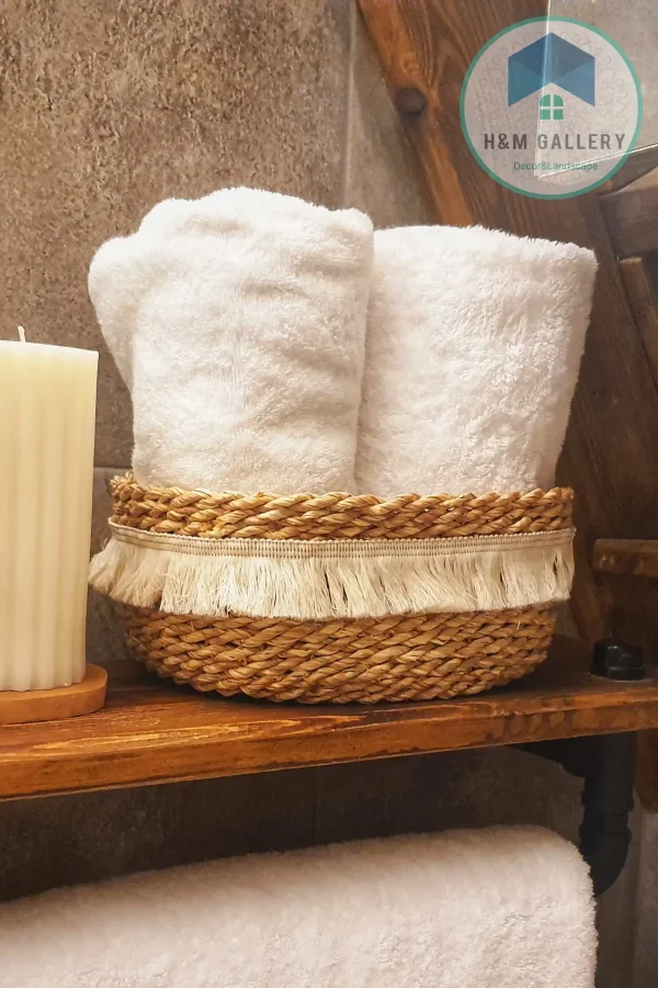 towels basket shape 19