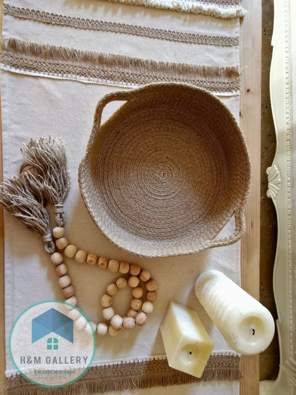 Jute round tray shape2