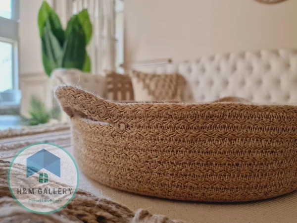 Jute round tray shape2