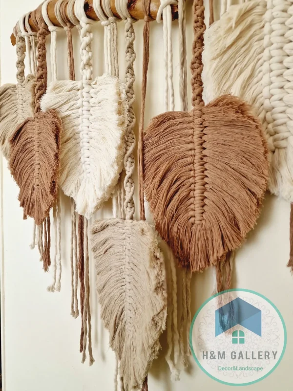 Feather macrame shape17