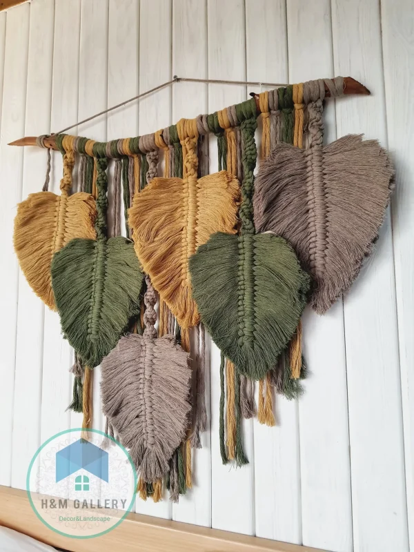 Feather macrame shape26