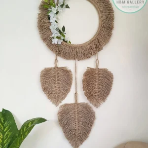 jute feathers wall decor shape17