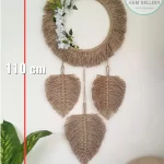 jute feathers wall decor shape17