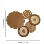 jute&cotton wall decorations shape23