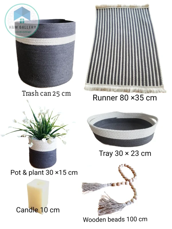 living room accessories gray