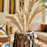 living room accessories jute